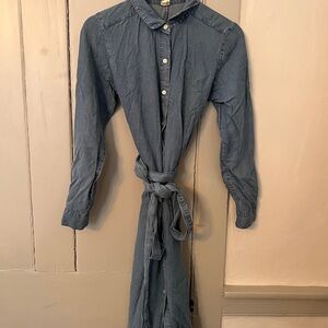 GAP Denim Blue wrap dress (midi)